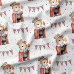 Coronation Bear Fabric