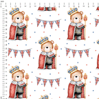 Coronation Bear Fabric
