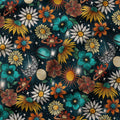Cosmic Floral Fabric