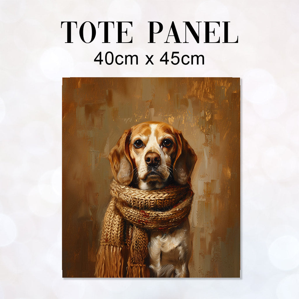 TOTE Cosy Beagle Fabric Bag Panel TP-356
