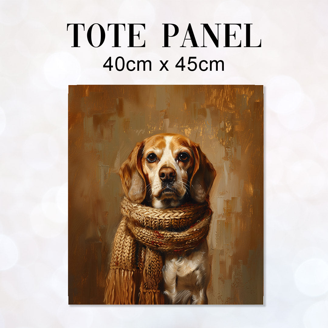 TOTE Cosy Beagle Fabric Bag Panel TP-356