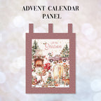 Cosy Christmas Advent Calendar Panel Set
