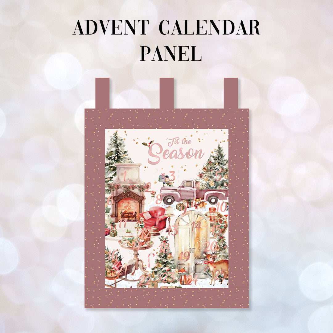 Cosy Christmas Advent Calendar Panel Set