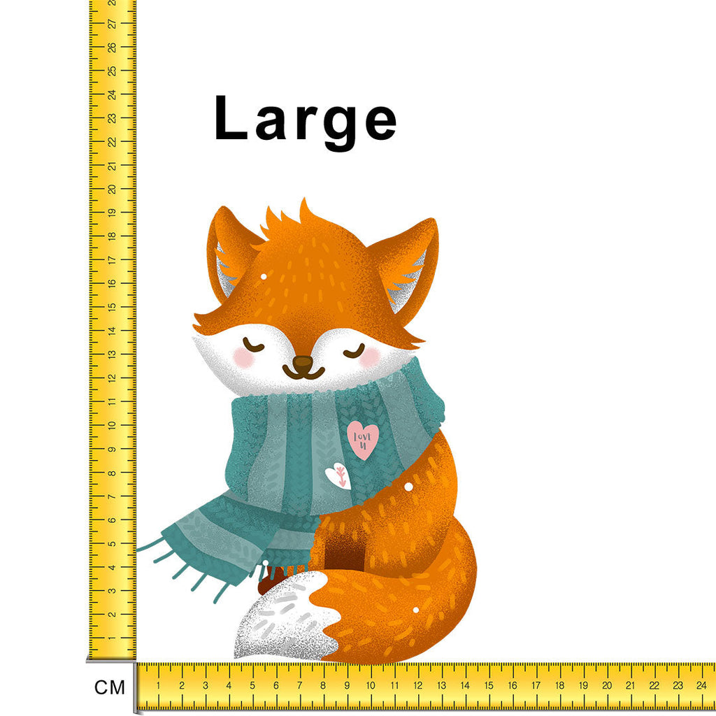 Cosy Fox Iron on fabric heat transfer DTF-60