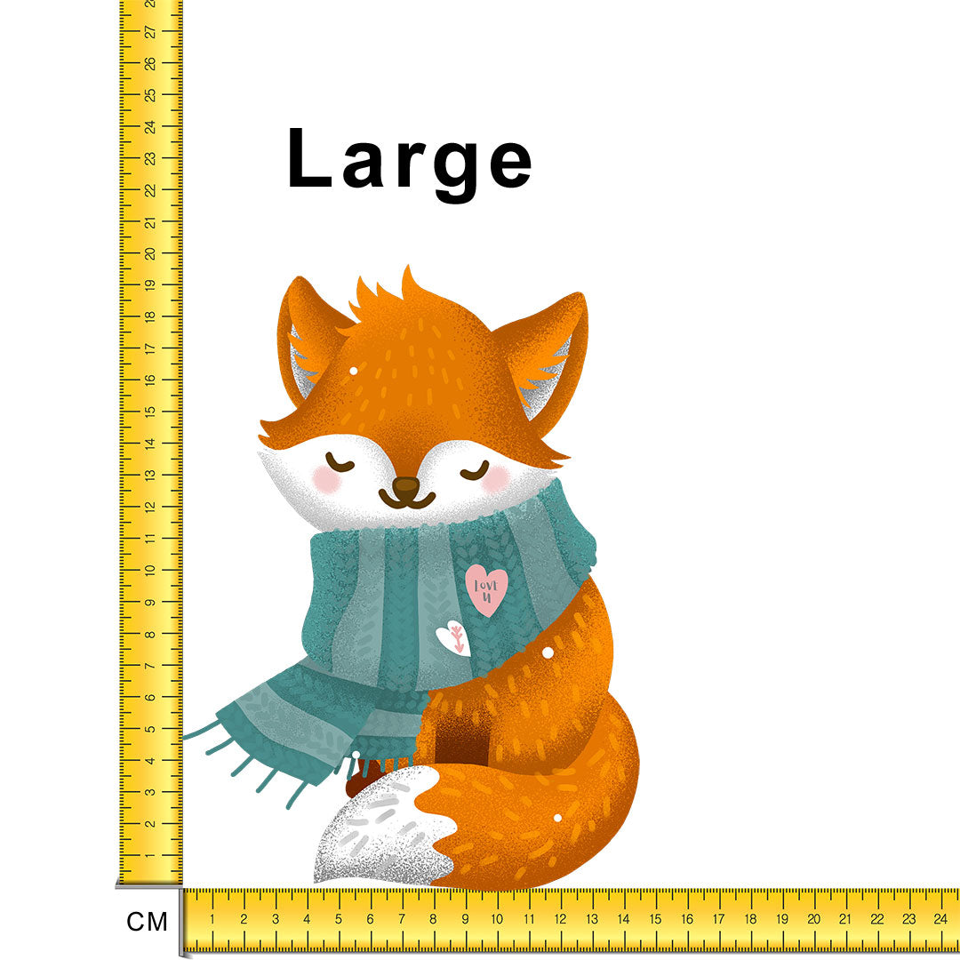 Cosy Fox Iron on fabric heat transfer DTF-60