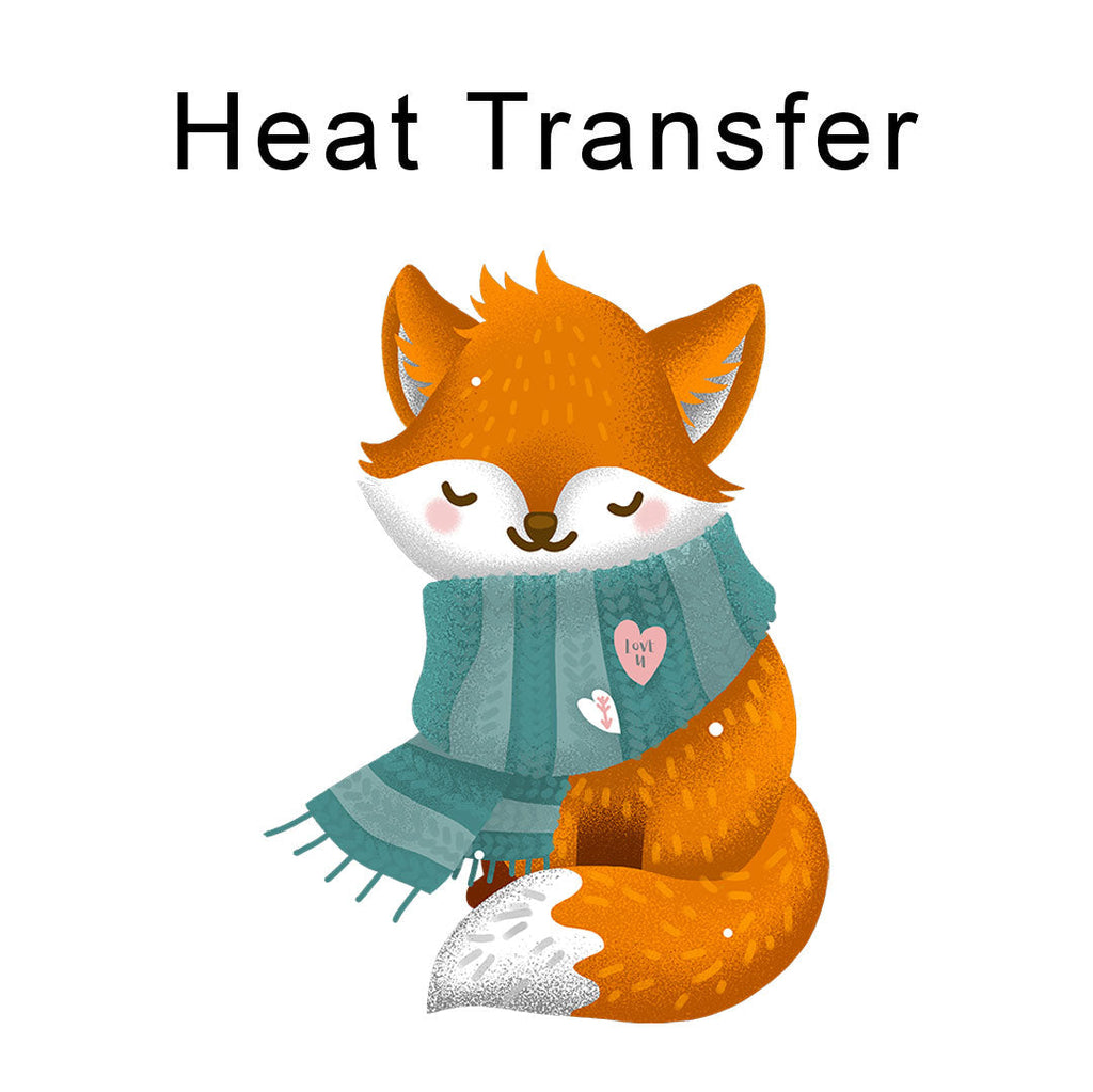 Cosy Fox Iron on fabric heat transfer DTF-60
