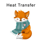 Cosy Fox Iron on fabric heat transfer DTF-60