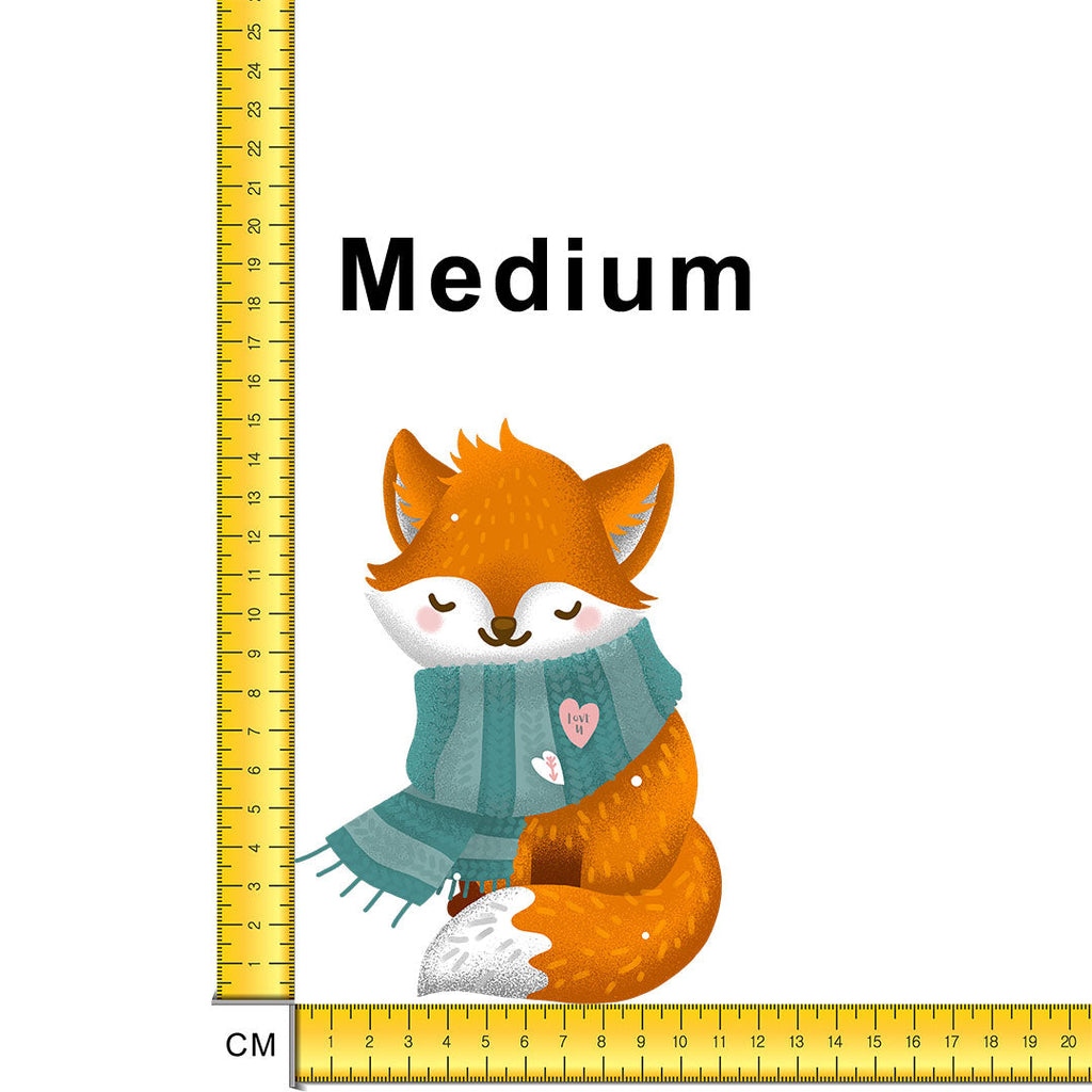 Cosy Fox Iron on fabric heat transfer DTF-60