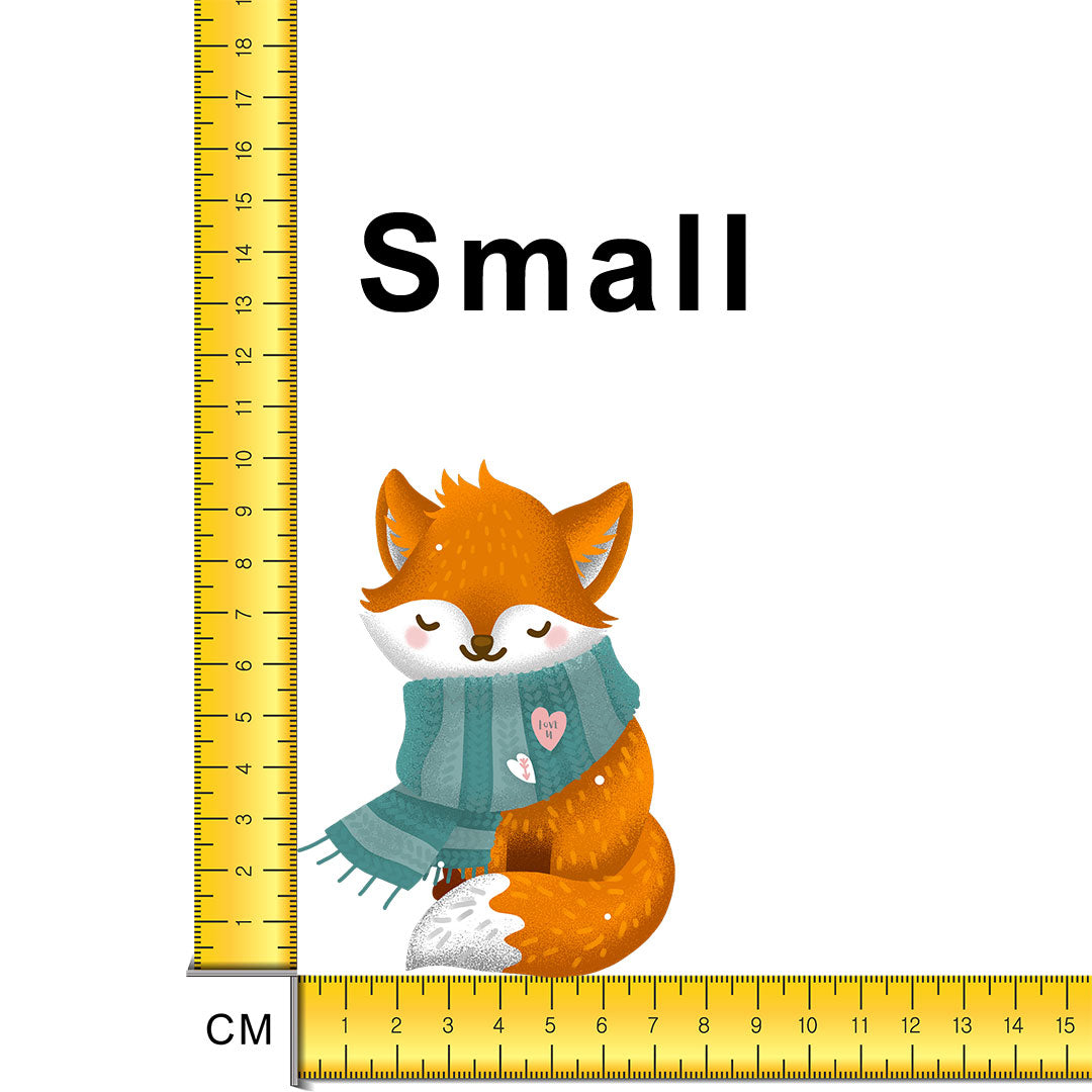Cosy Fox Iron on fabric heat transfer DTF-60