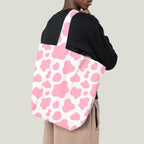 Cow Print Pink Fabric