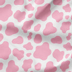 Cow Print Pink Fabric