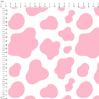 Cow Print Pink Fabric