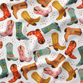 Cowboy Boots Fabric
