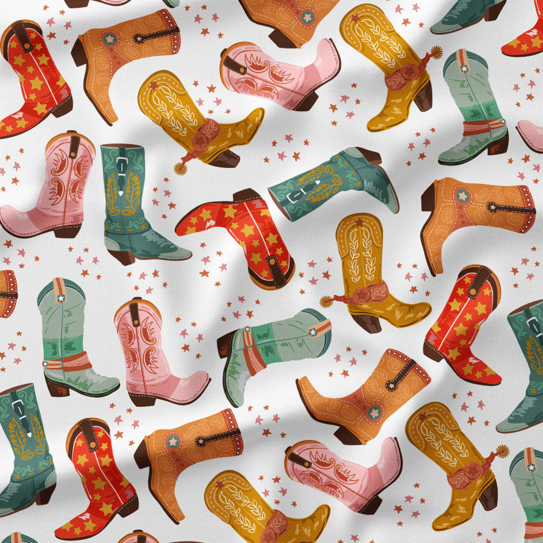 Cowboy Boots Fabric