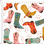 Cowboy Boots Fabric