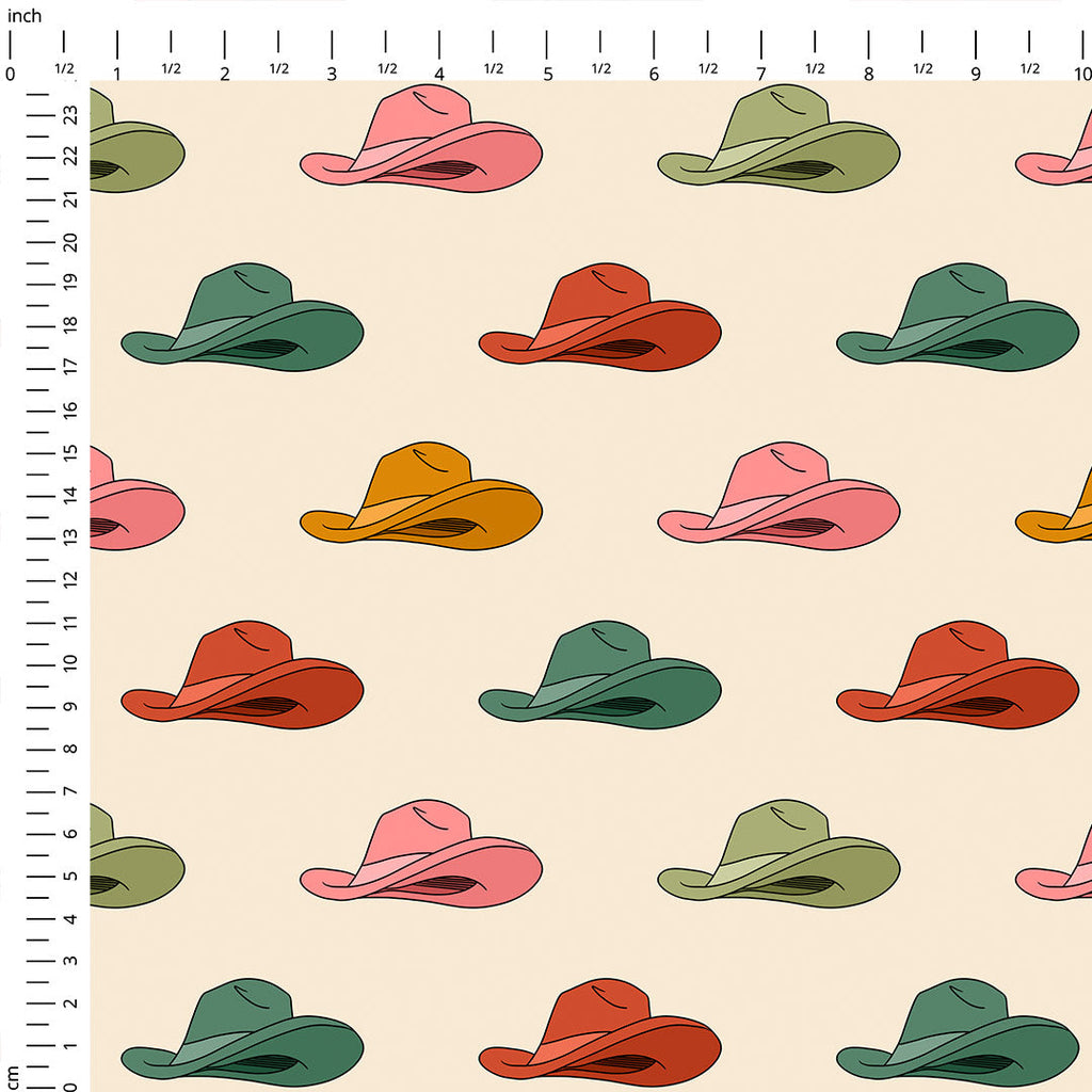 Cowboy Hats Fabric