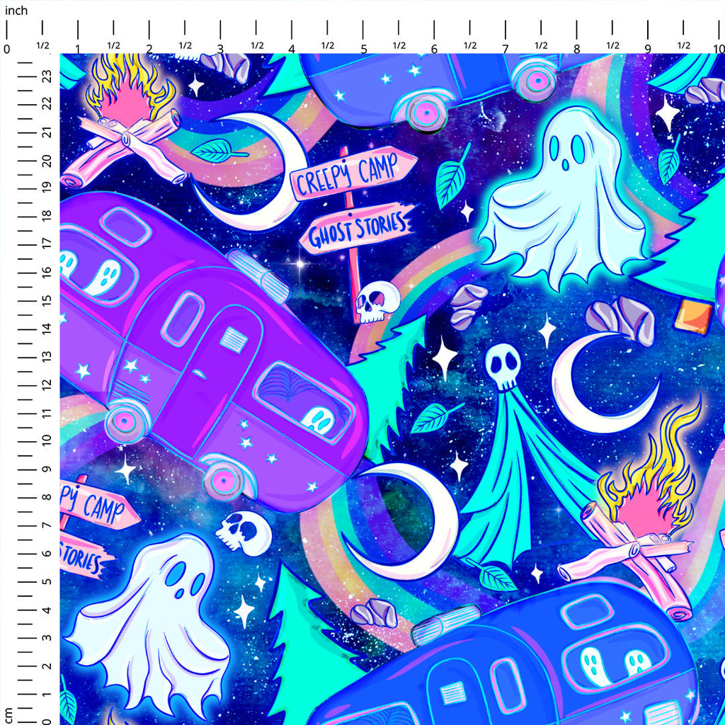 Creepy Camp Fabric