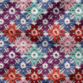 Crochet Flowers Fabric