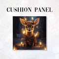 CUSHION Fabric Panel Cute Baby Reindeer CP-1240