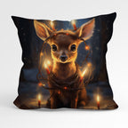 CUSHION Fabric Panel Cute Baby Reindeer CP-1240