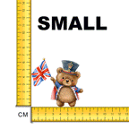 Cute Coronation Bear Iron on Fabric Heat Transfer DTF-113