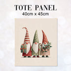 TOTE Panel Cute Gnomes On Beige TP-832