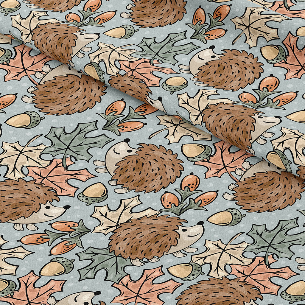 Cute Hedgehogs Fabric