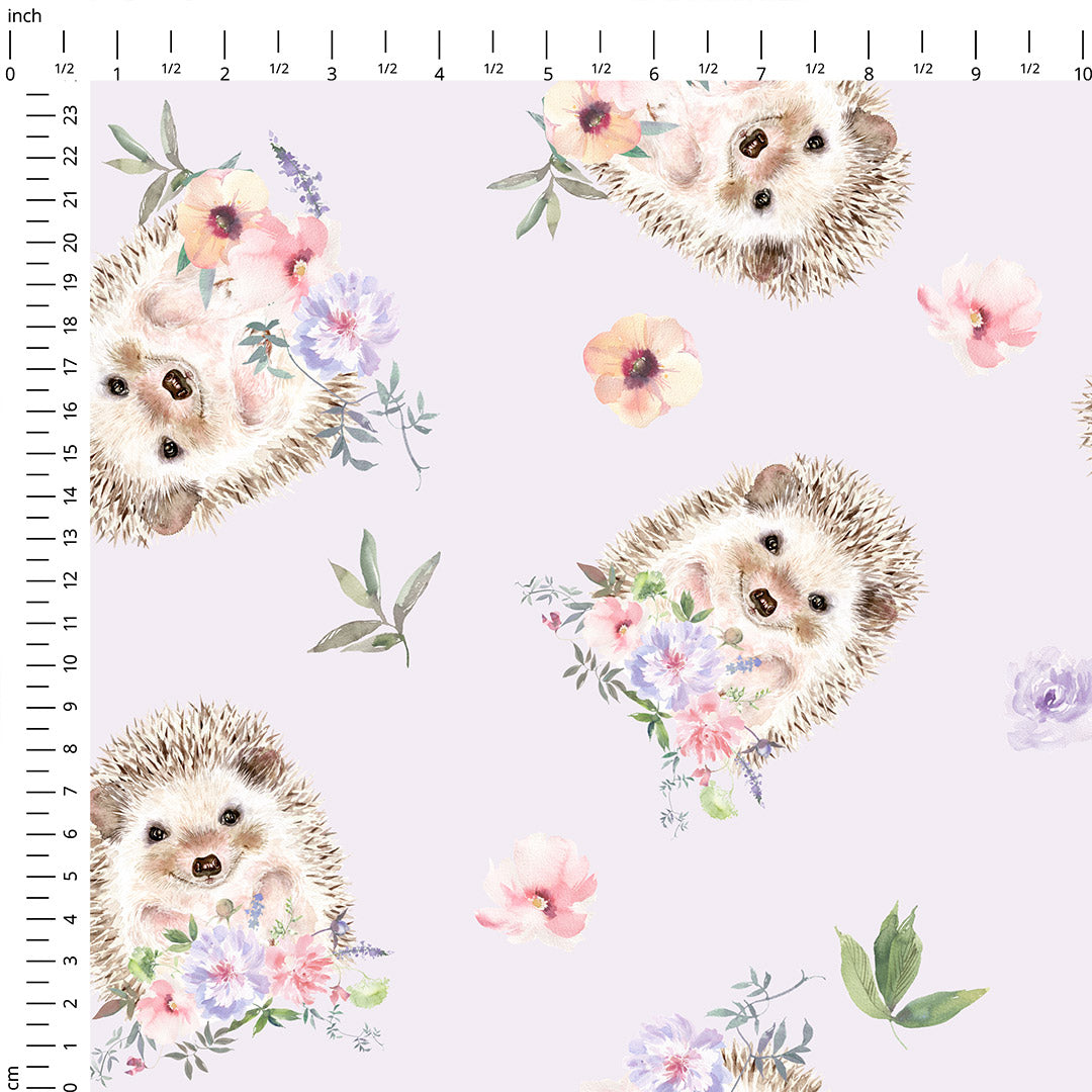 Cute Hedgehogs Fabric