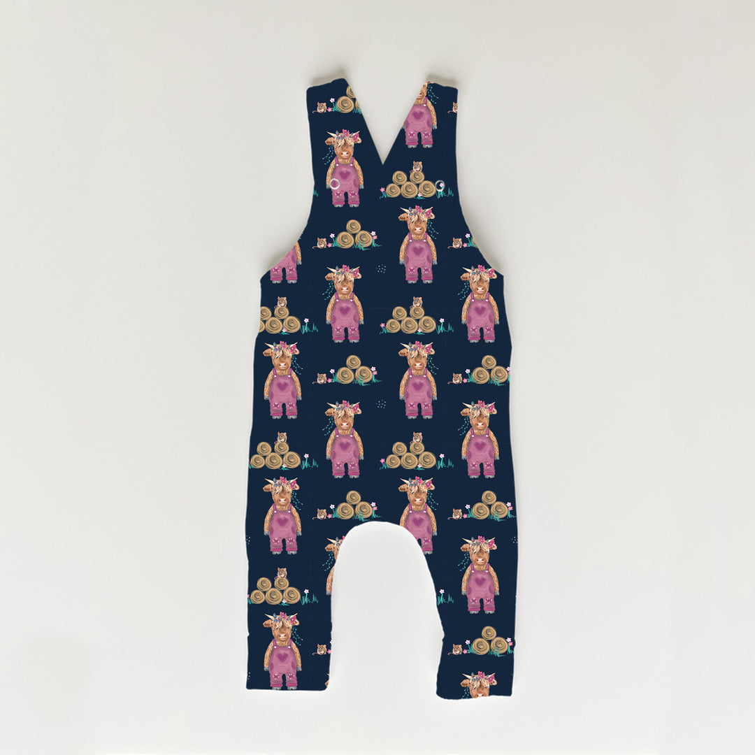 Cute Cows Pink Fabric