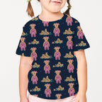 Cute Cows Pink Fabric