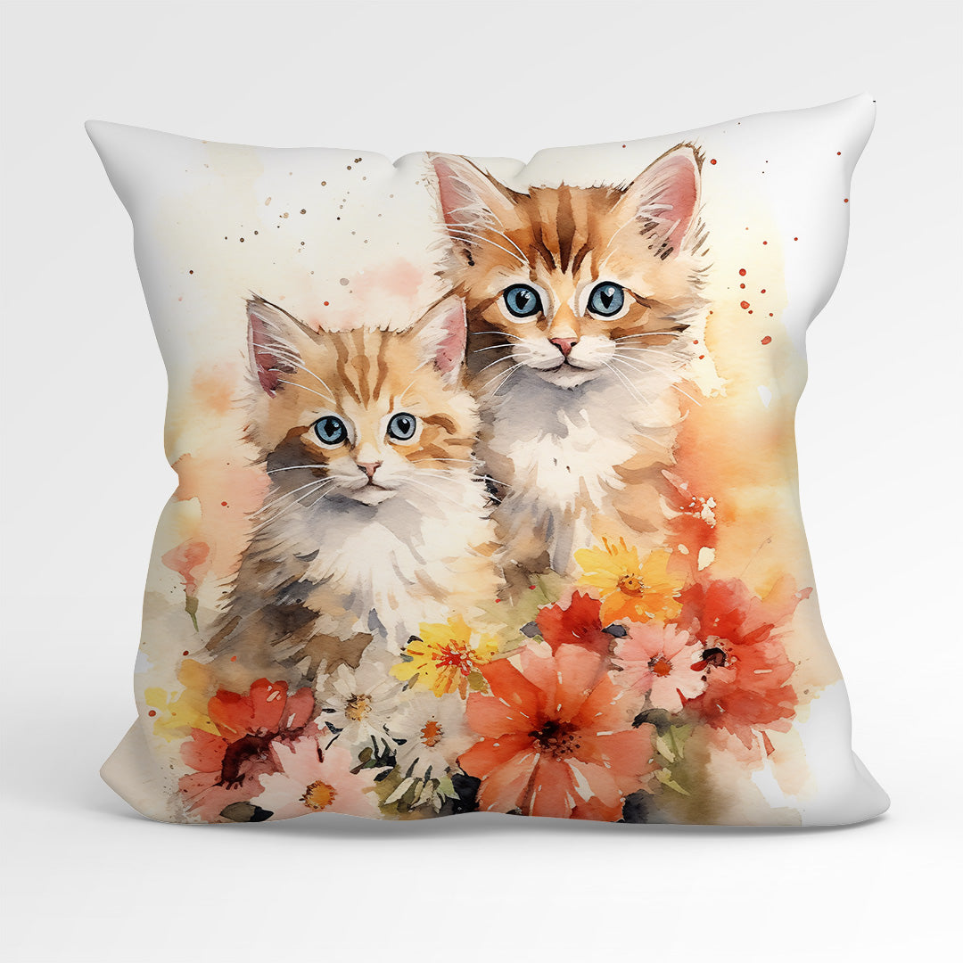 CUSHION Fabric Panel Cute Kittens 1