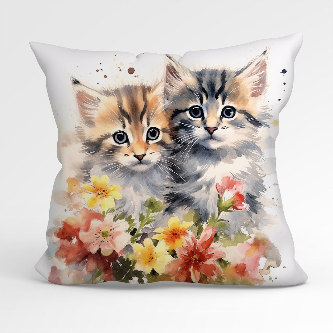 CUSHION Fabric Panel Cute Kittens 2 CP-1243