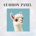 CUSHION Fabric Panel Cute Llama CP-99