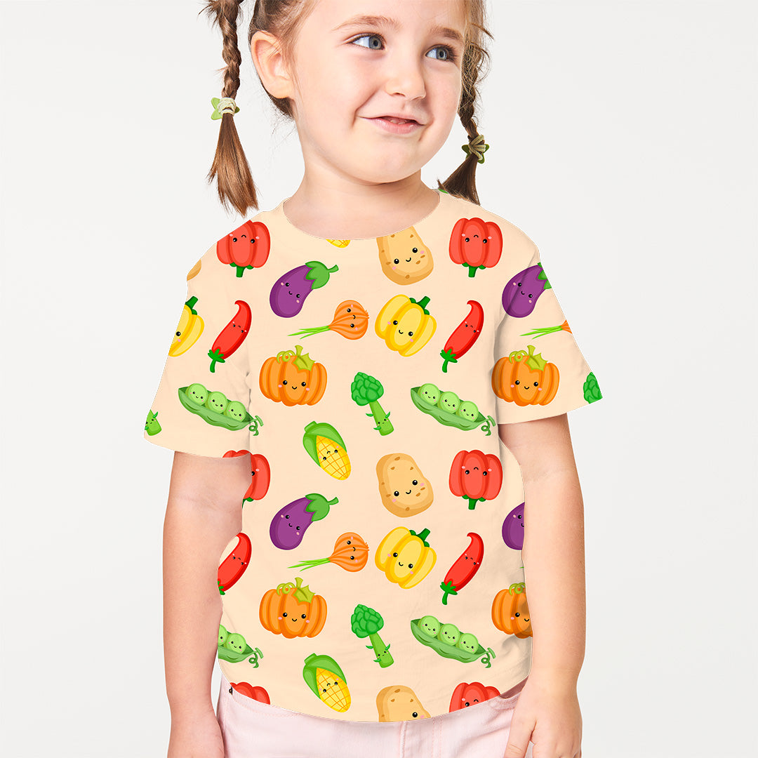 Cute Veggies Fabric