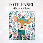 TOTE Panel Cute Winter Deer TP-833