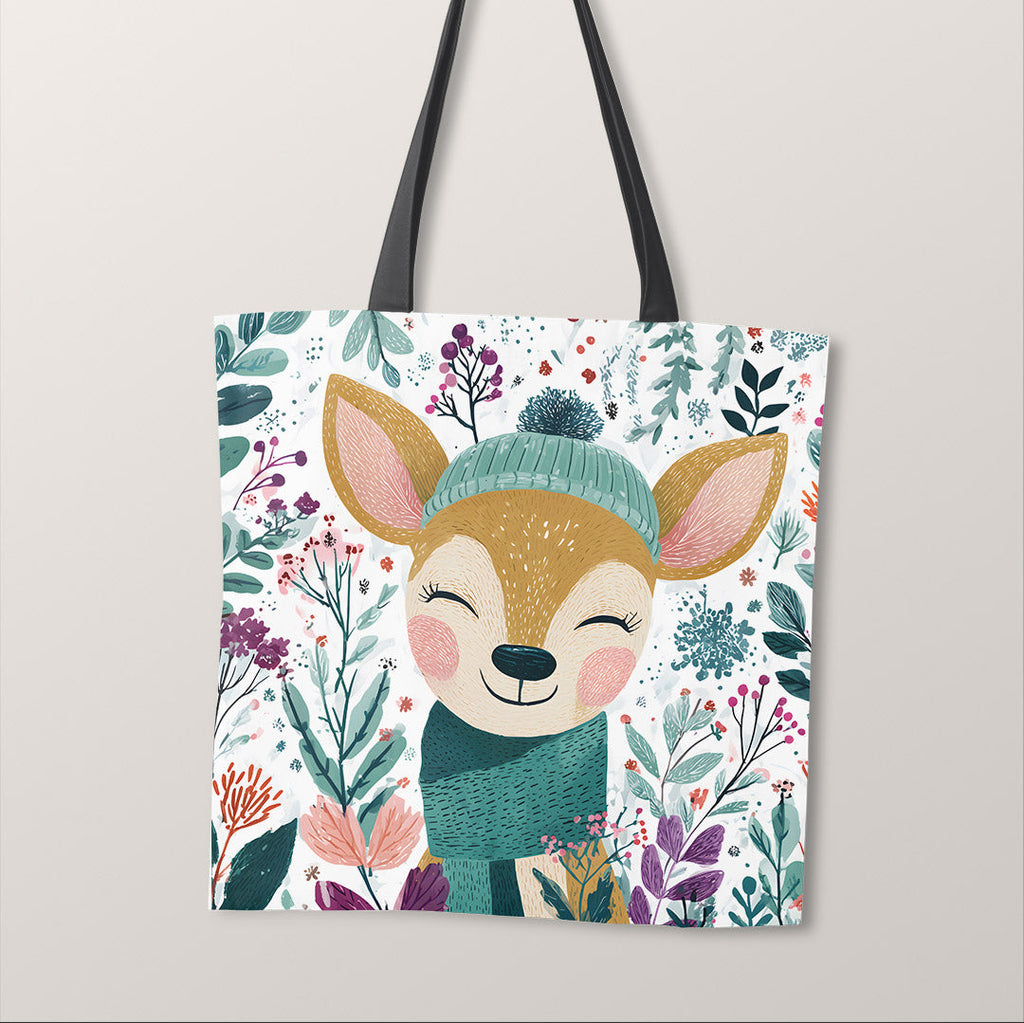 TOTE Panel Cute Winter Deer TP-833