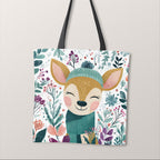 TOTE Panel Cute Winter Deer TP-833