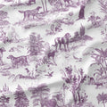 Dogs Heather Toile De Jouy Fabric