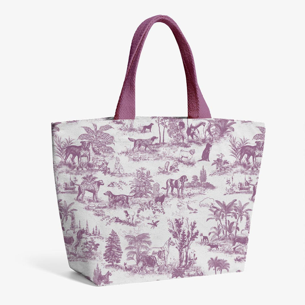 Dogs Heather Toile De Jouy Fabric