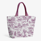 Dogs Heather Toile De Jouy Fabric