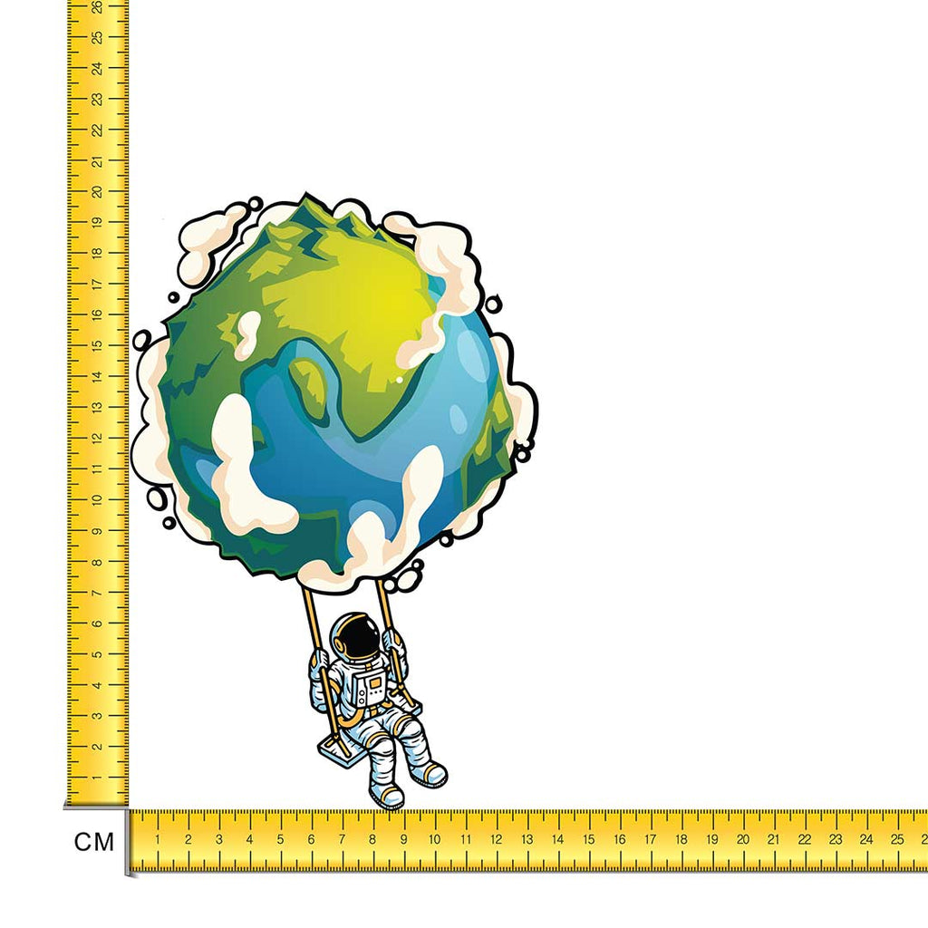 Earth Swing Iron on Fabric Heat Transfer DTF-197