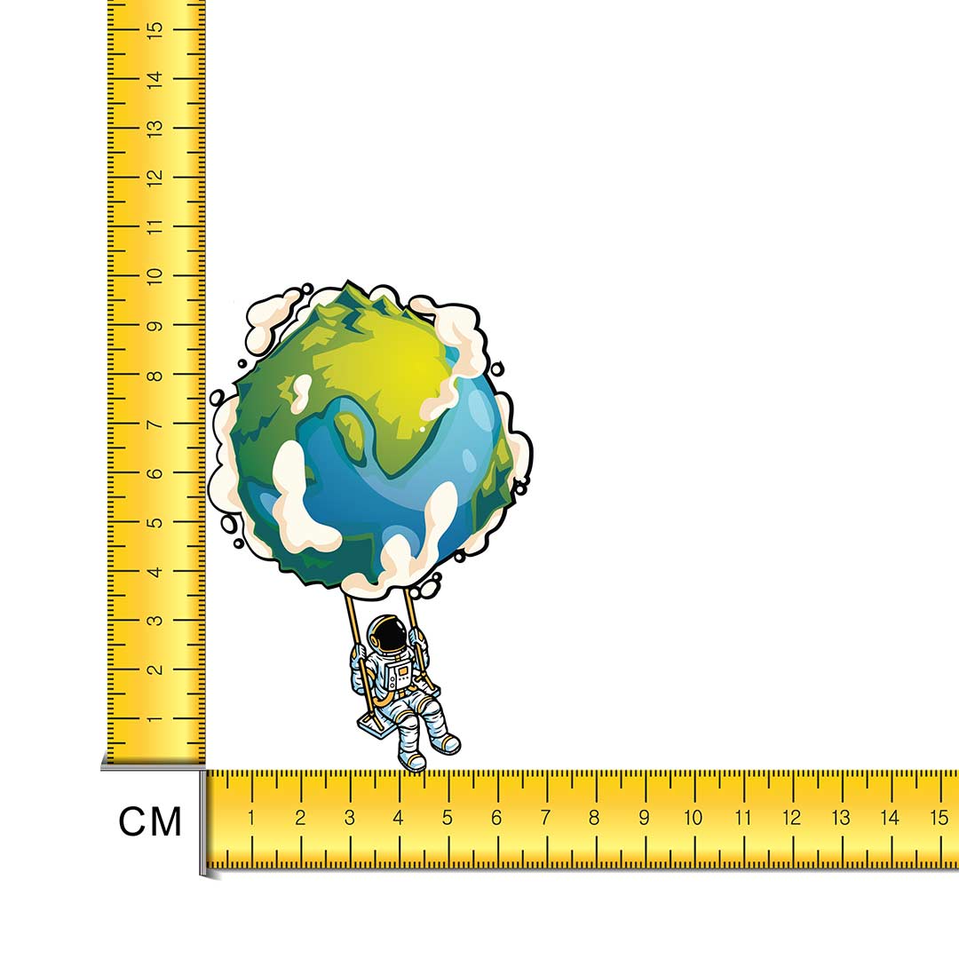 Earth Swing Iron on Fabric Heat Transfer DTF-197