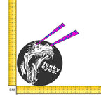 Funky Eyes Dino Iron on Fabric Heat Transfer DTF-205