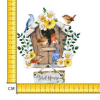 Bird House Iron on Fabric Heat Transfer DTF-214
