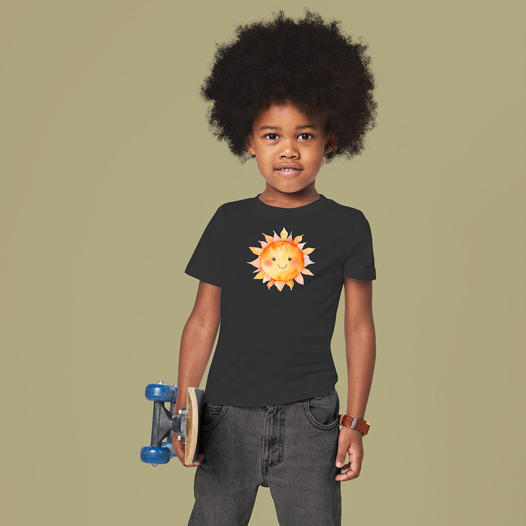 Happy Sunshine Iron on Fabric Heat Transfer DTF-215