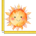 Happy Sunshine Iron on Fabric Heat Transfer DTF-215