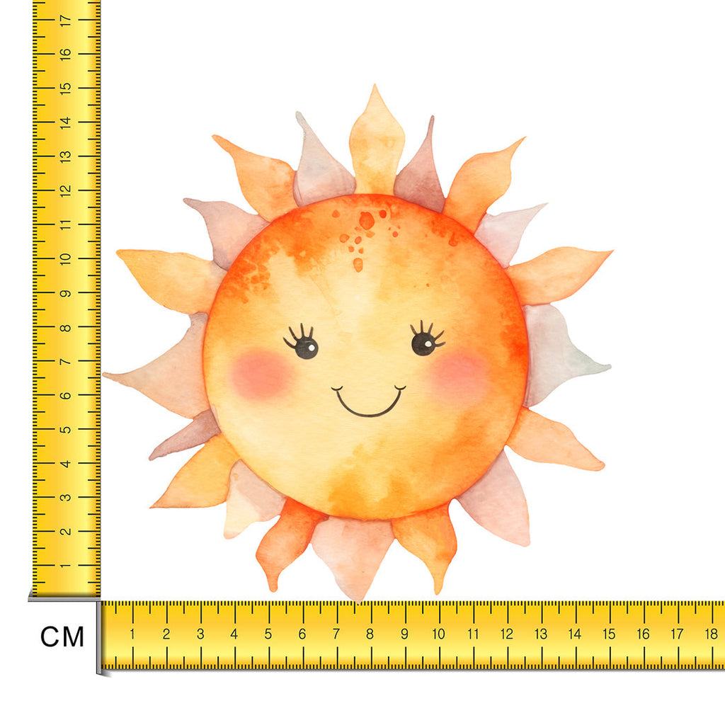 Happy Sunshine Iron on Fabric Heat Transfer DTF-215