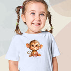 Cheeky Monkey Iron on Fabric Heat Transfer DTF-216