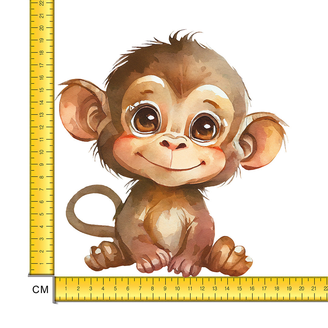 Cheeky Monkey Iron on Fabric Heat Transfer DTF-216