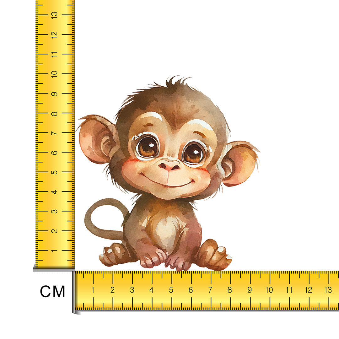 Cheeky Monkey Iron on Fabric Heat Transfer DTF-216